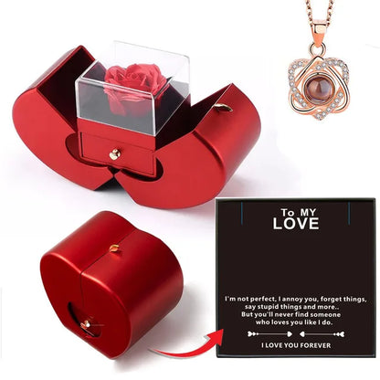 FloMora - Valentine's Day Preserved Red Rose Gift Box