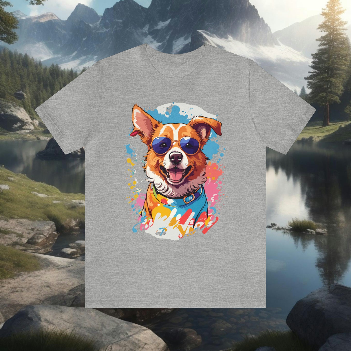 Happy Dog Unisex Jersey Short Sleeve Tee