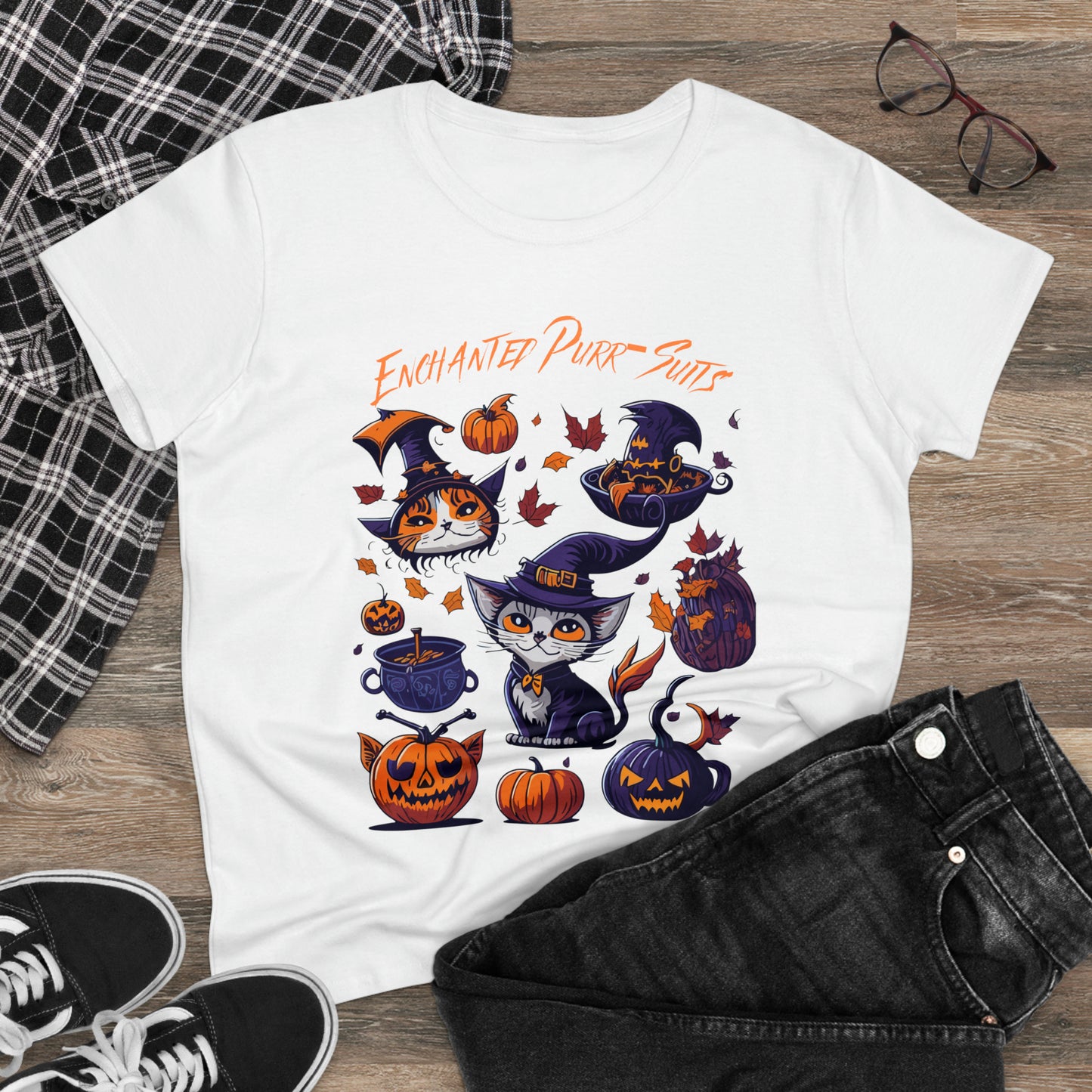 Women's Enchanted Purr-Suits T-Shirt