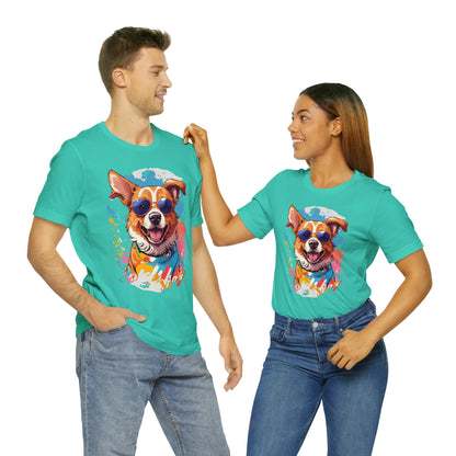 Happy Dog Unisex Jersey Short Sleeve Tee