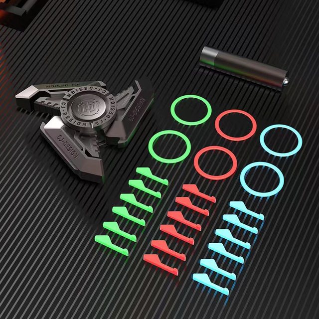 GlowAlloy - The Fingertip Gyro Spinner for Ultimate Stress Relief - Onset Gadgets