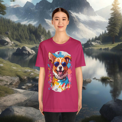 Happy Dog Unisex Jersey Short Sleeve Tee