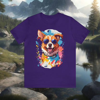 Happy Dog Unisex Jersey Short Sleeve Tee