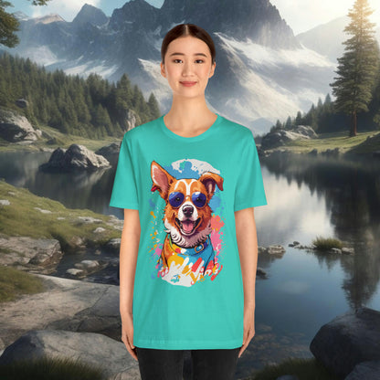 Happy Dog Unisex Jersey Short Sleeve Tee