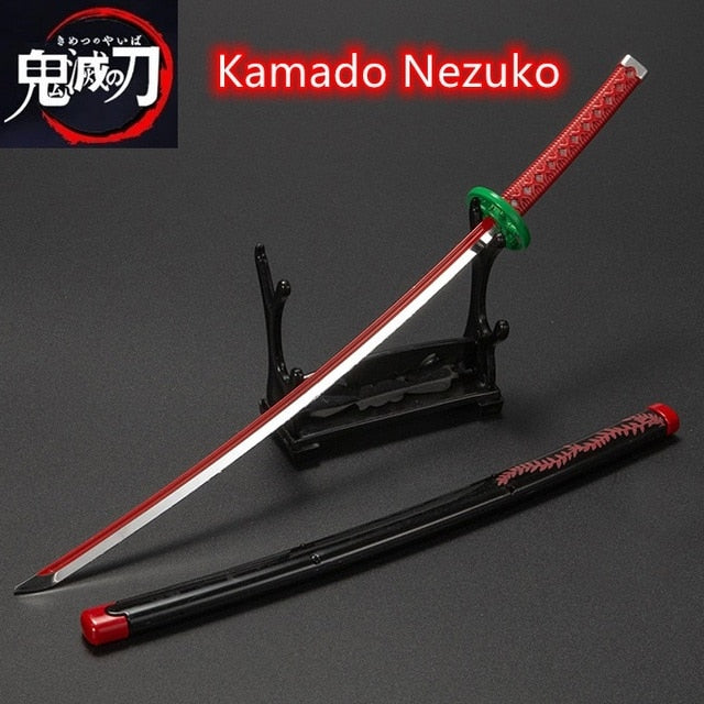 Anime Demon Slayer Metal Katana 25cm - Onset Gadgets