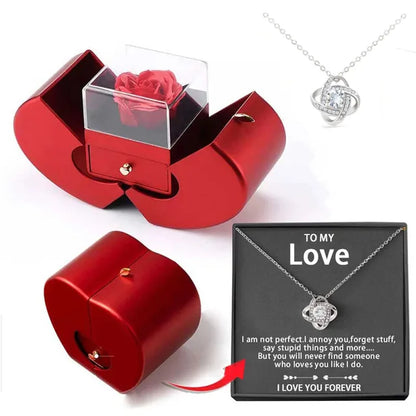 FloMora - Valentine's Day Preserved Red Rose Gift Box