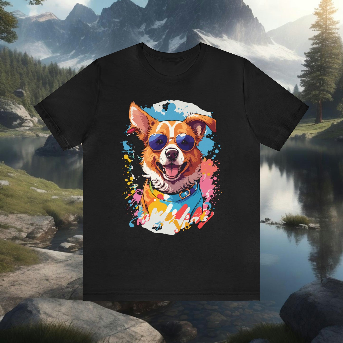 Happy Dog Unisex Jersey Short Sleeve Tee