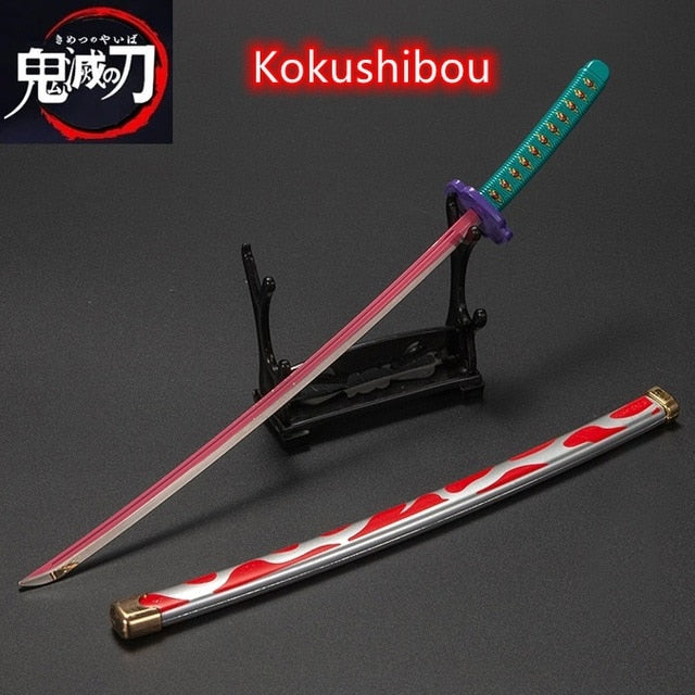 Anime Demon Slayer Metal Katana 25cm - Onset Gadgets