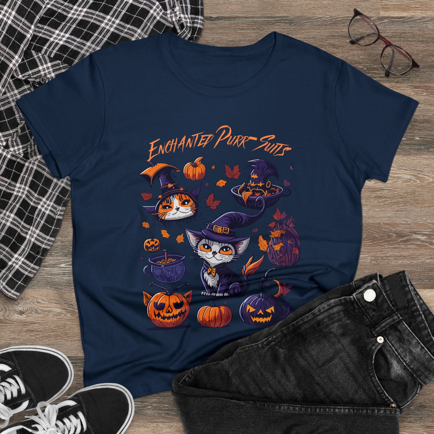 Women's Enchanted Purr-Suits T-Shirt