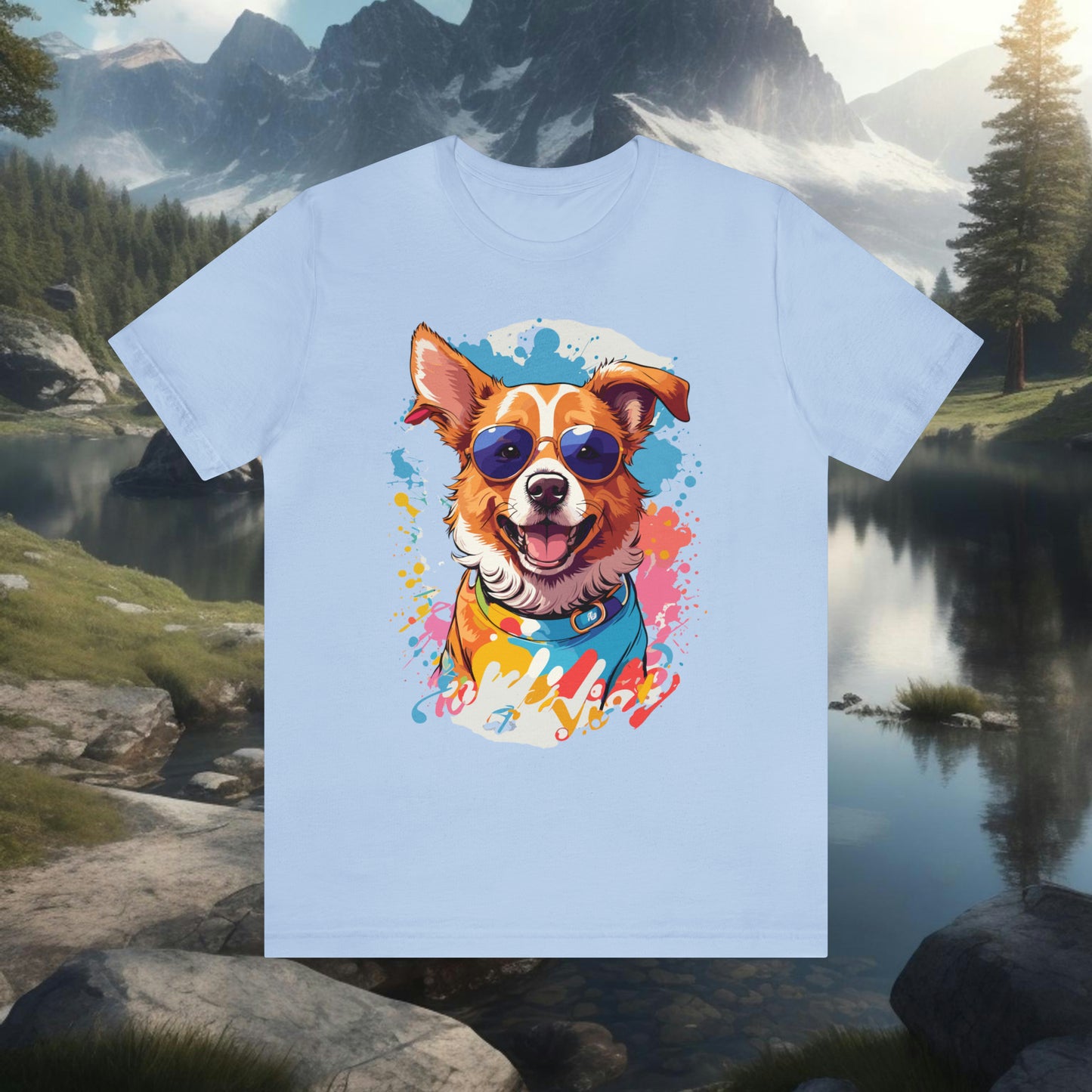 Happy Dog Unisex Jersey Short Sleeve Tee