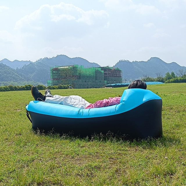 The Breezy Sleeper - Inflatable Sofa Bed - Onset Gadgets