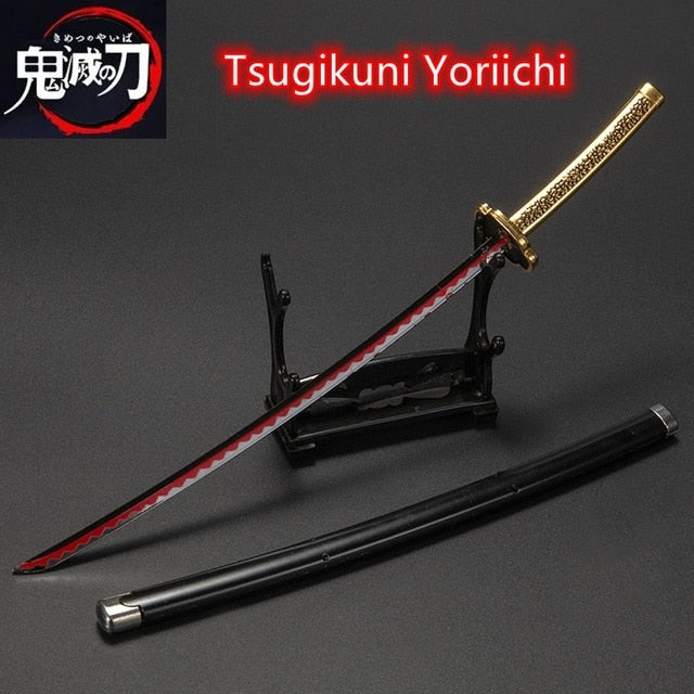 Anime Demon Slayer Metal Katana 25cm - Onset Gadgets