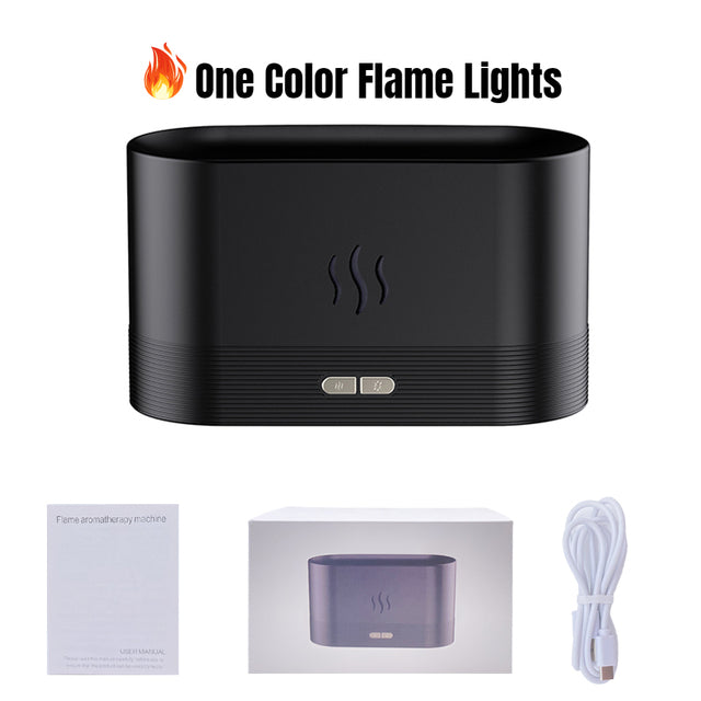 FlickerMist Fireplace - Aromatherapy Essential Oil Diffuser and Ultrasonic Humidifier - Onset Gadgets