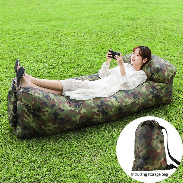 The Breezy Sleeper - Inflatable Sofa Bed - Onset Gadgets