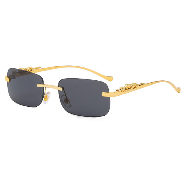 Vintage Rimless Square Sunglasses - Onset Gadgets