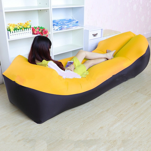 The Breezy Sleeper - Inflatable Sofa Bed - Onset Gadgets