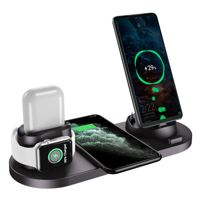 6-in-1 Wireless Fast Charger Dock for Apple - Onset Gadgets