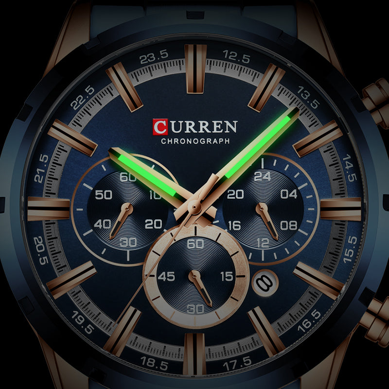 CURREN Men Quartz Watch Top Brand - Onset Gadgets