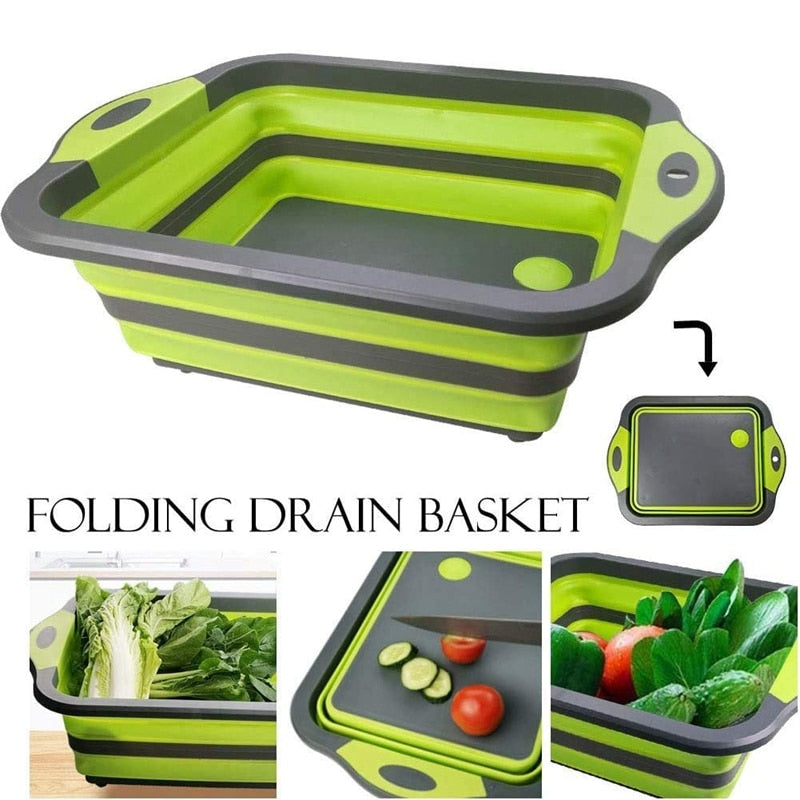 Portable Drain Basket for Camping, Picnic, BBQ, Kitchen - Onset Gadgets