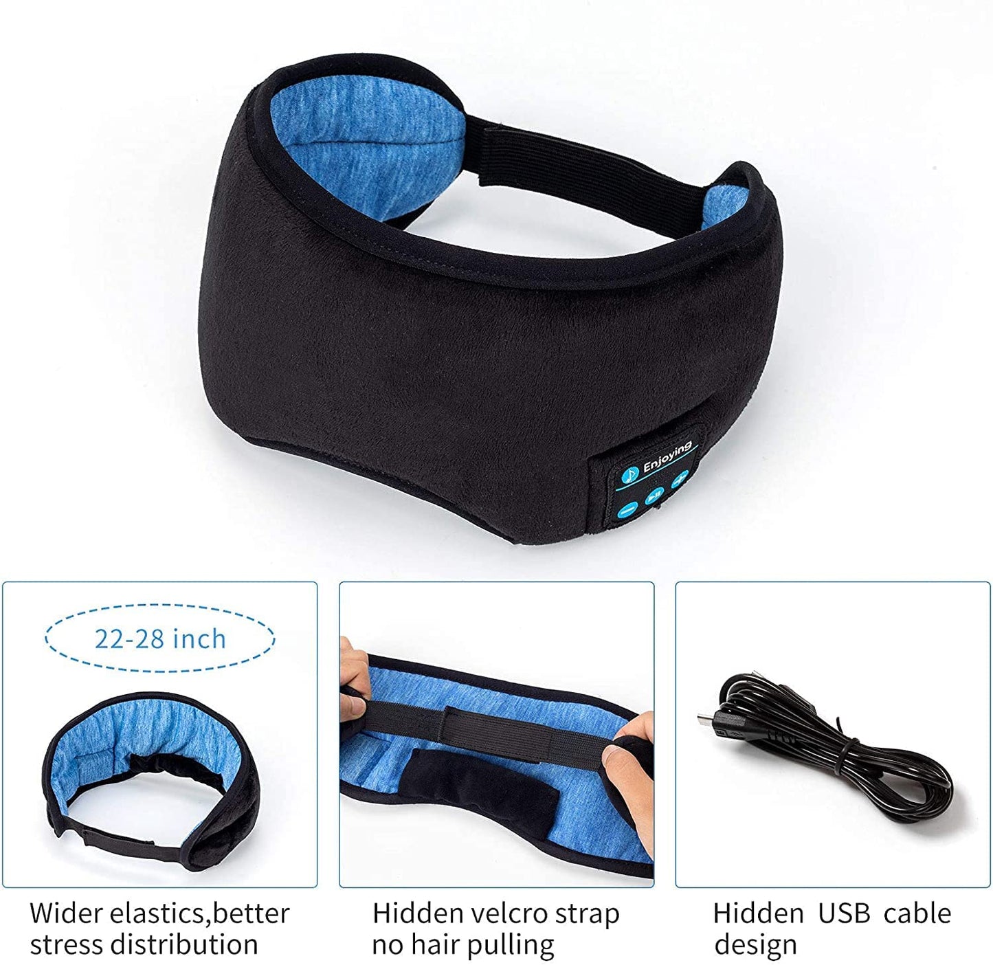 Sleep Headphones Bluetooth Eye Mask - Onset Gadgets