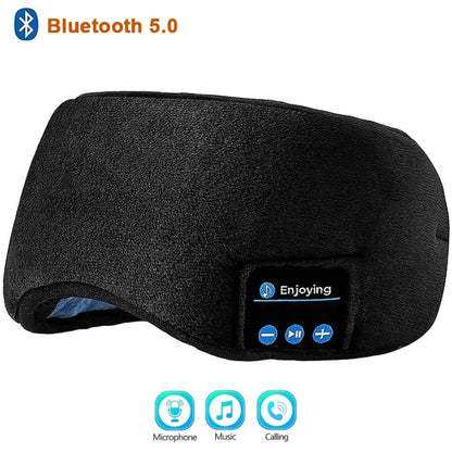 Sleep Headphones 3D Bluetooth 5.0 Headband Wireless Sleep Artifact Breathable Music Eye Mask Earbuds for Side Sleeper Air Travel - Onset Gadgets