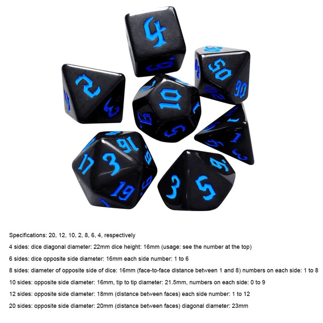 Electronic Luminous LED DND Dice Set - Onset Gadgets