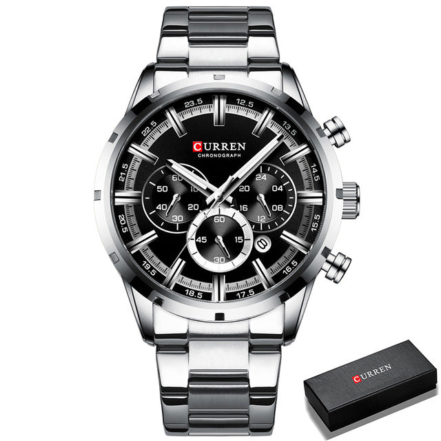 CURREN Men Quartz Watch Top Brand - Onset Gadgets