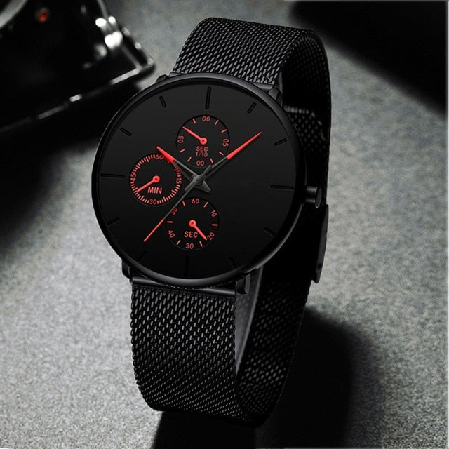 Men Watch 2020 Fashion Business Watches For Men Top Brand Luxury Steel - Onset Gadgets