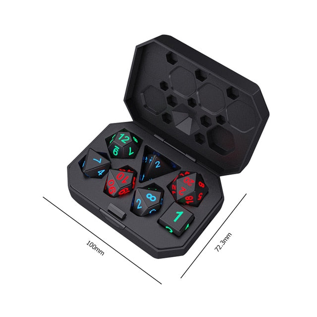 Electronic Luminous LED DND Dice Set - Onset Gadgets