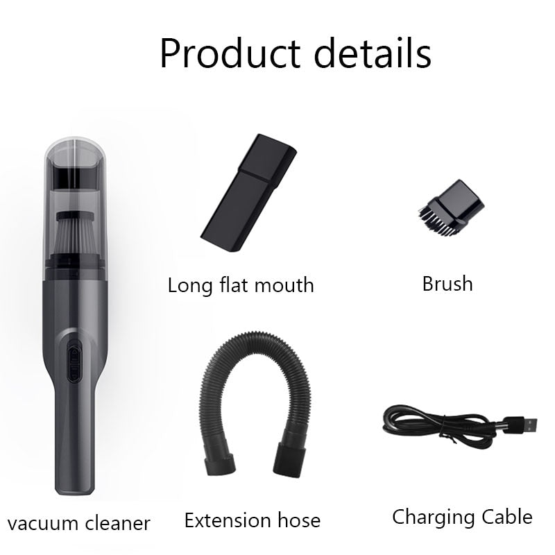 Wireless Car Vacuum Cleaner - Onset Gadgets