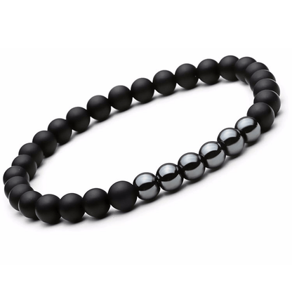 The Protector Hematite Agate Balancing Bracelet Set - Onset Gadgets