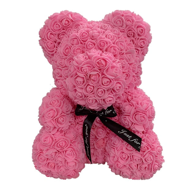 Rose Bear Heart Artificial Flower - Onset Gadgets