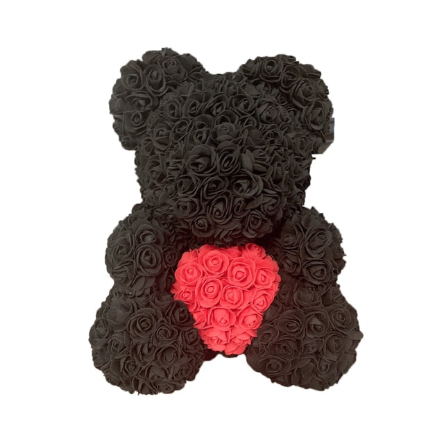 Rose Bear Heart Artificial Flower - Onset Gadgets