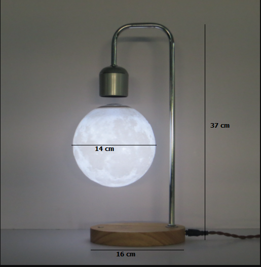 Levitating Moon Lamp and Floating Bulb - Onset Gadgets