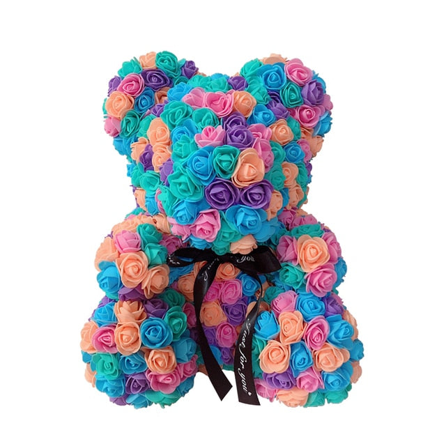 Rose Bear Heart Artificial Flower - Onset Gadgets