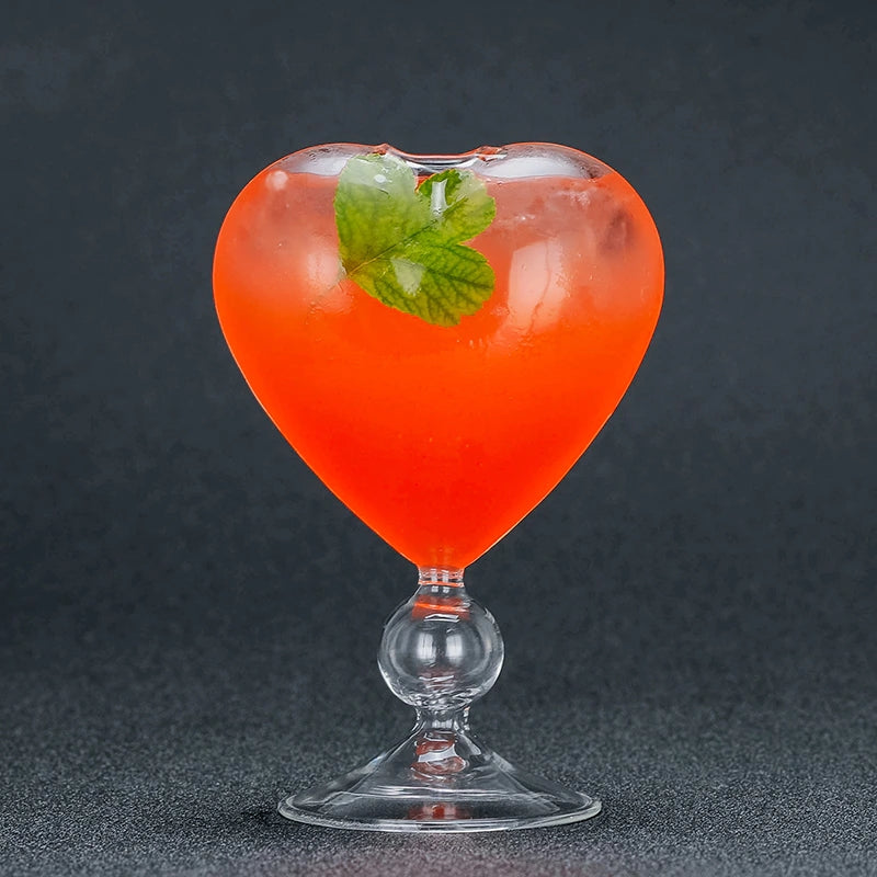 4PCS  Creative Heart-Shaped Cocktail Glasses - Onset Gadgets