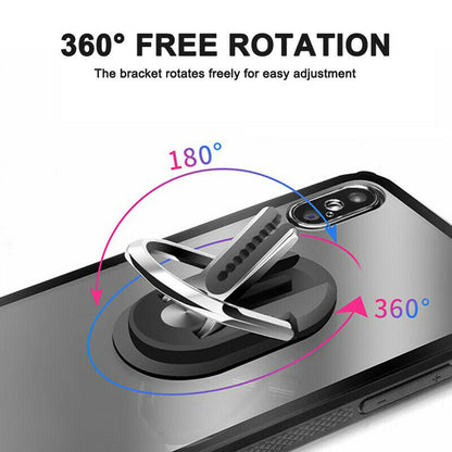 Multipurpose Mobile Phone Holder 360 Degree Car Air Vent Grip Mount Stand Rotation Magnetic Finger Ring Phone Holder Bracket - Onset Gadgets