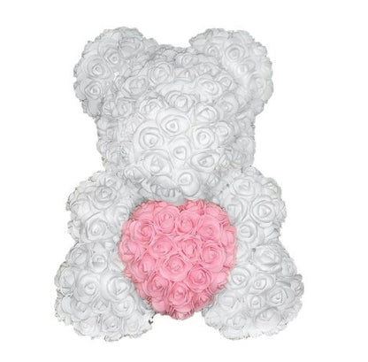 Rose Bear Heart Artificial Flower - Onset Gadgets