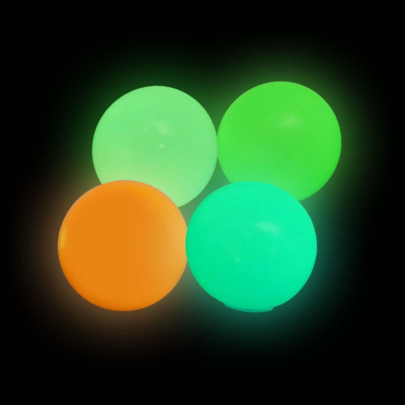 Glowing Wall Ball Fidget Toy - Onset Gadgets