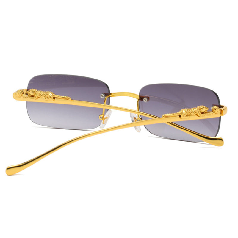 Vintage Rimless Square Sunglasses - Onset Gadgets