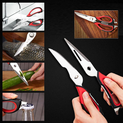 Multi-Function Stainless Steel Kitchen Shears - Onset Gadgets