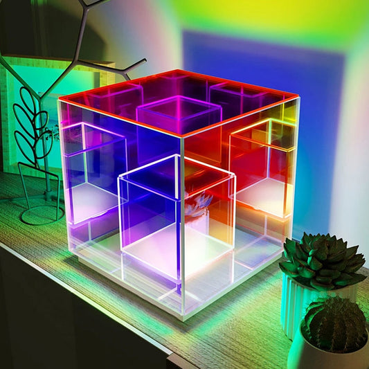 Colorful 3D Table Lamp - Onset Gadgets