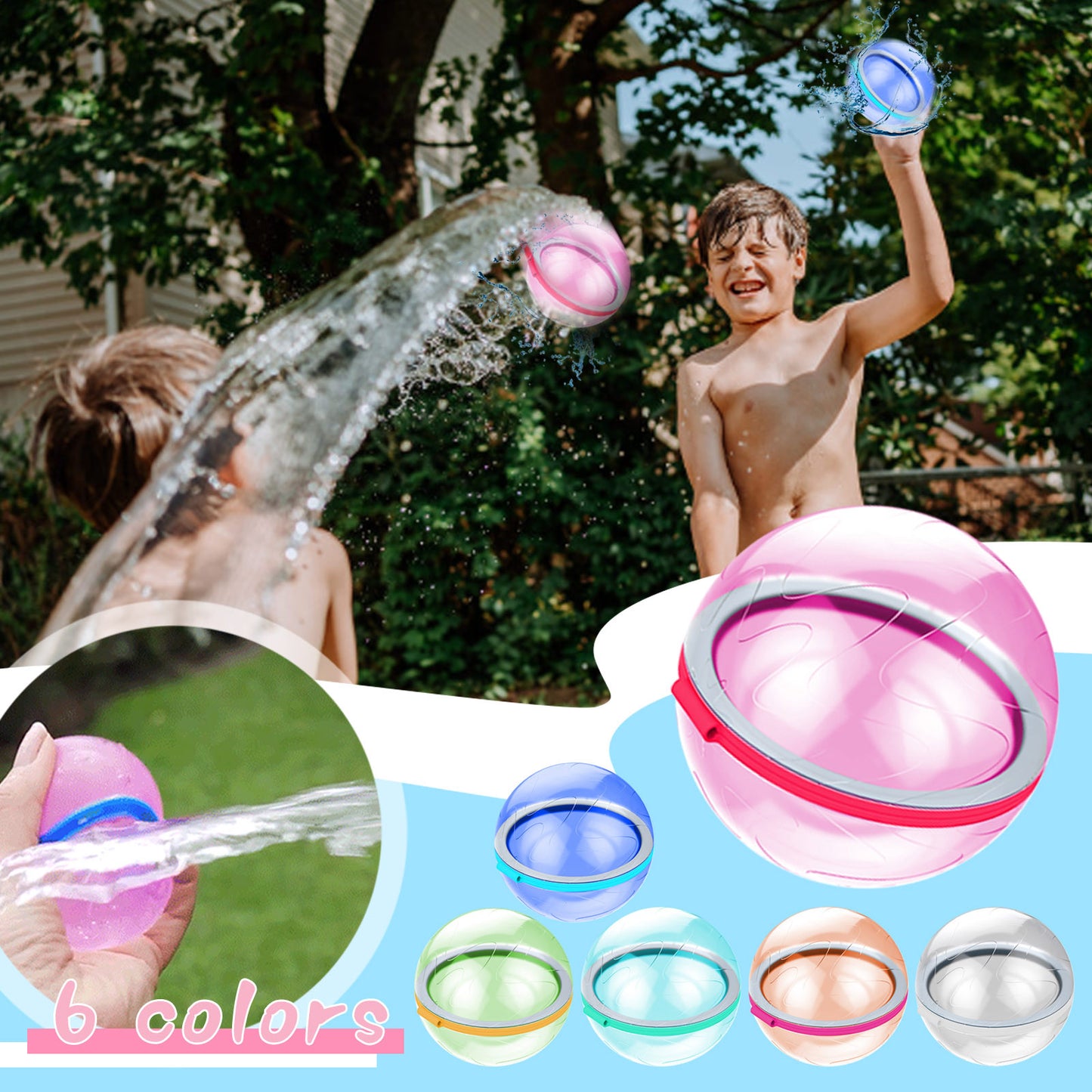 EcoSplash - Reusable Water Bomb Splash Balls - Onset Gadgets