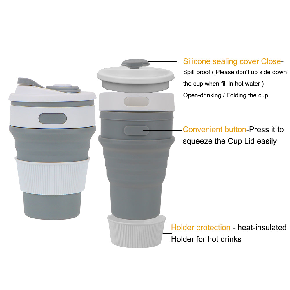 Collapsible Silicone Cup - Onset Gadgets