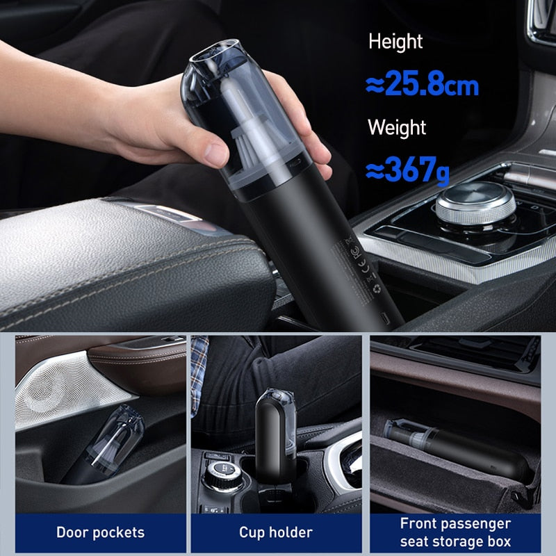 CUBEHEXA™ Wireless Car Vacuum Cleaner 4000Pa - Onset Gadgets