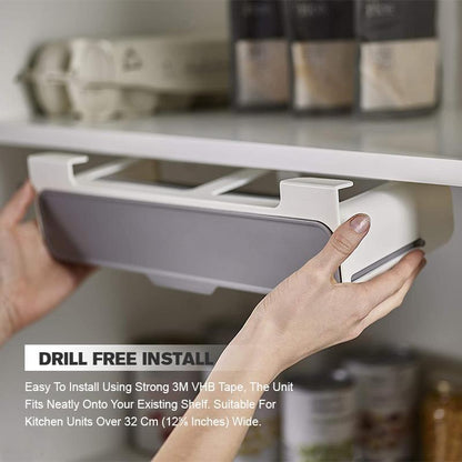 Kitchen Self-Adhesive Wall-Mounted Spice Organizer - Onset Gadgets