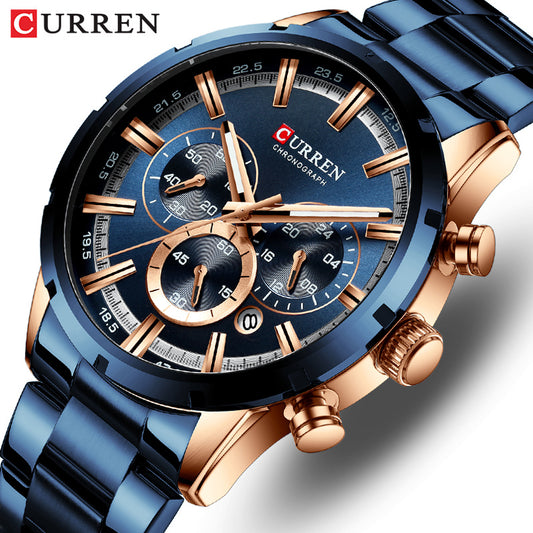 CURREN Men Quartz Watch Top Brand - Onset Gadgets