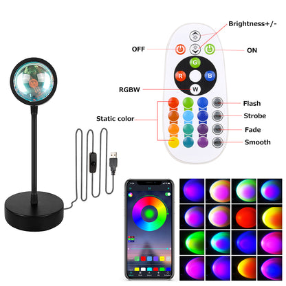 Smart Sunset Projection Lamp - Onset Gadgets