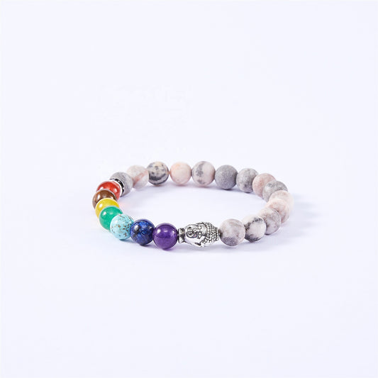 Zebra Jasper Stone Chakra Bracelet - Onset Gadgets