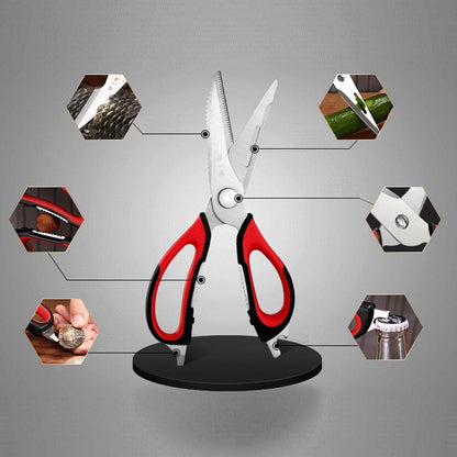 Multi-Function Stainless Steel Kitchen Shears - Onset Gadgets